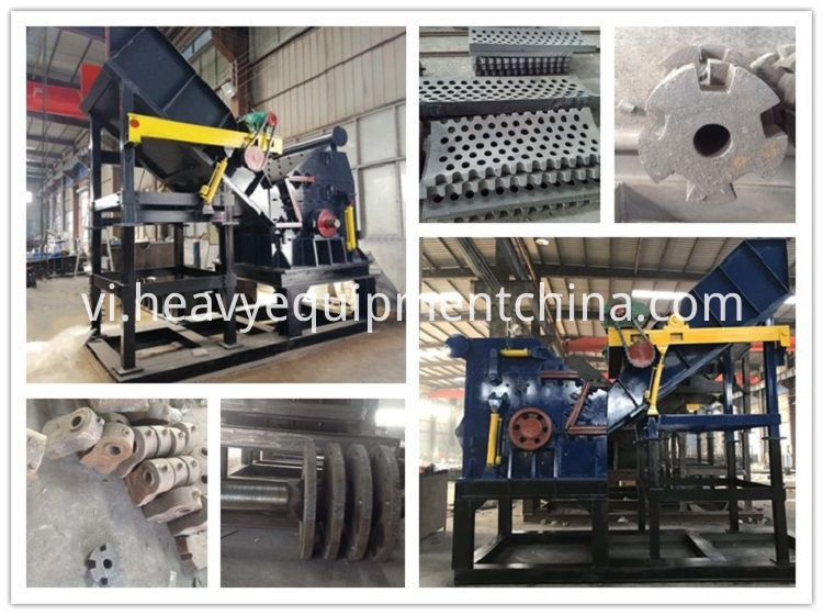Máy nghiền kim loại phế liệu nhỏ để bán Mini Scrap Metal Crusher For Sale